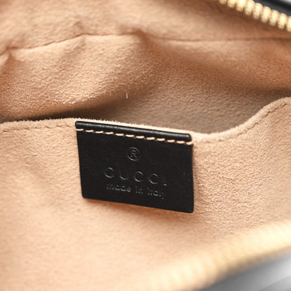 Gucci Calfskin Matelasse Small GG Marmont Chain Shoulder Bag Black 6 of 12