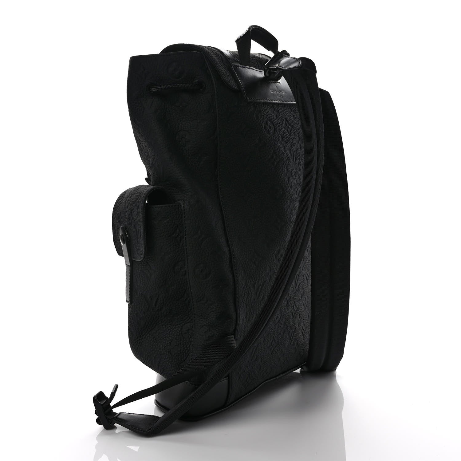 Louis Vuitton Taurillon Monogram Christopher MM Backpack Black 3 of 8