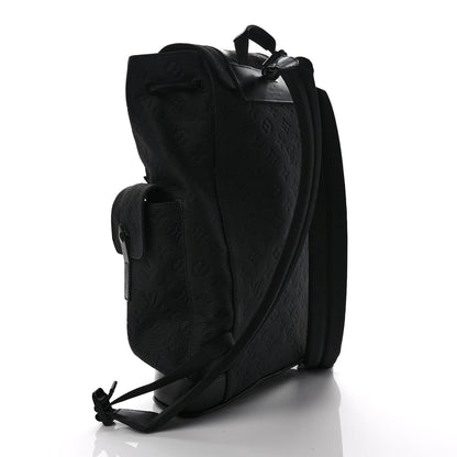 Louis Vuitton Taurillon Monogram Christopher MM Backpack Black 3 of 8