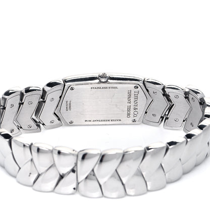 Tiffany Stainless Steel 21mm Tesoro Quartz Watch Black 4 of 5