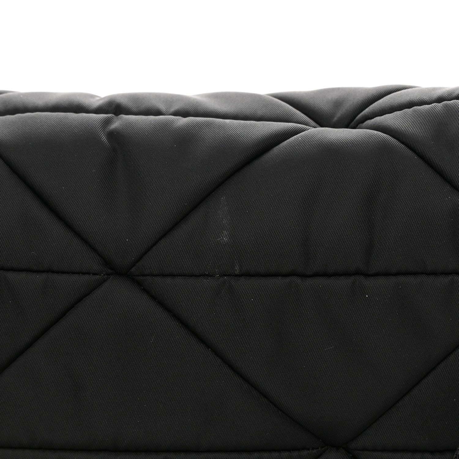 Prada Re-Nylon Quilted Padded Flap Shoulder Bag Black 16 of 18