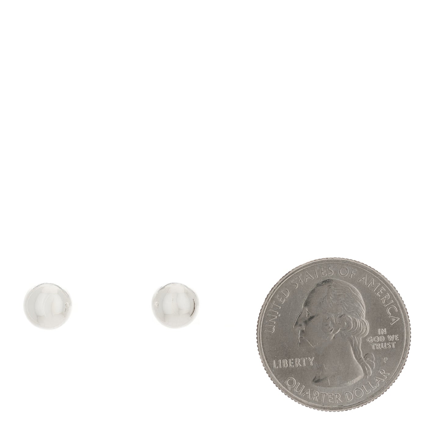 Sterling Silver 8mm HardWear Ball Earrings