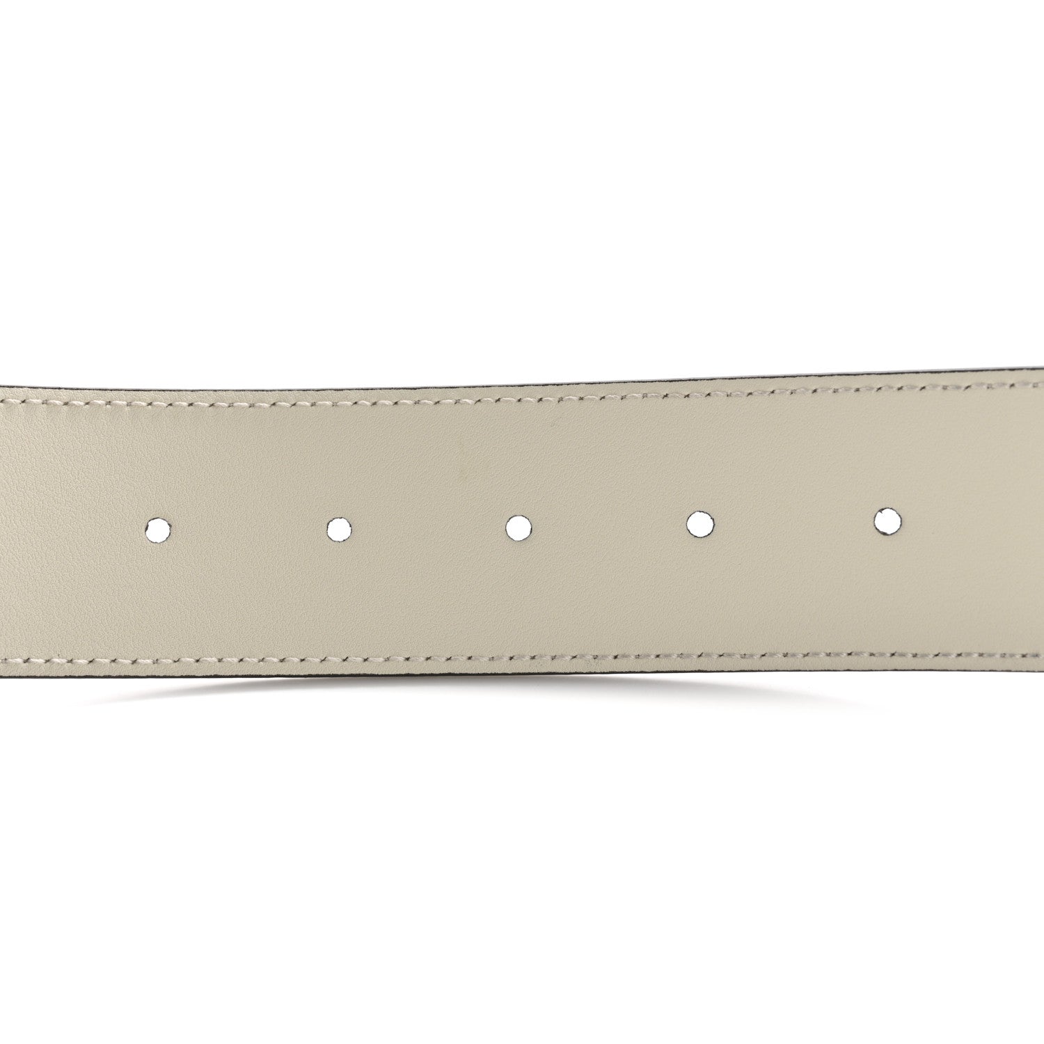 Gucci Calfskin Double G 40mm Belt 115 46 Mystic White 4 of 8