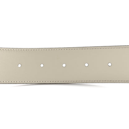 Gucci Calfskin Double G 40mm Belt 115 46 Mystic White 4 of 8
