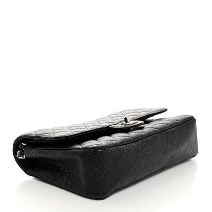 Chanel Caviar Quilted Medium Double Flap Black 4 of 11