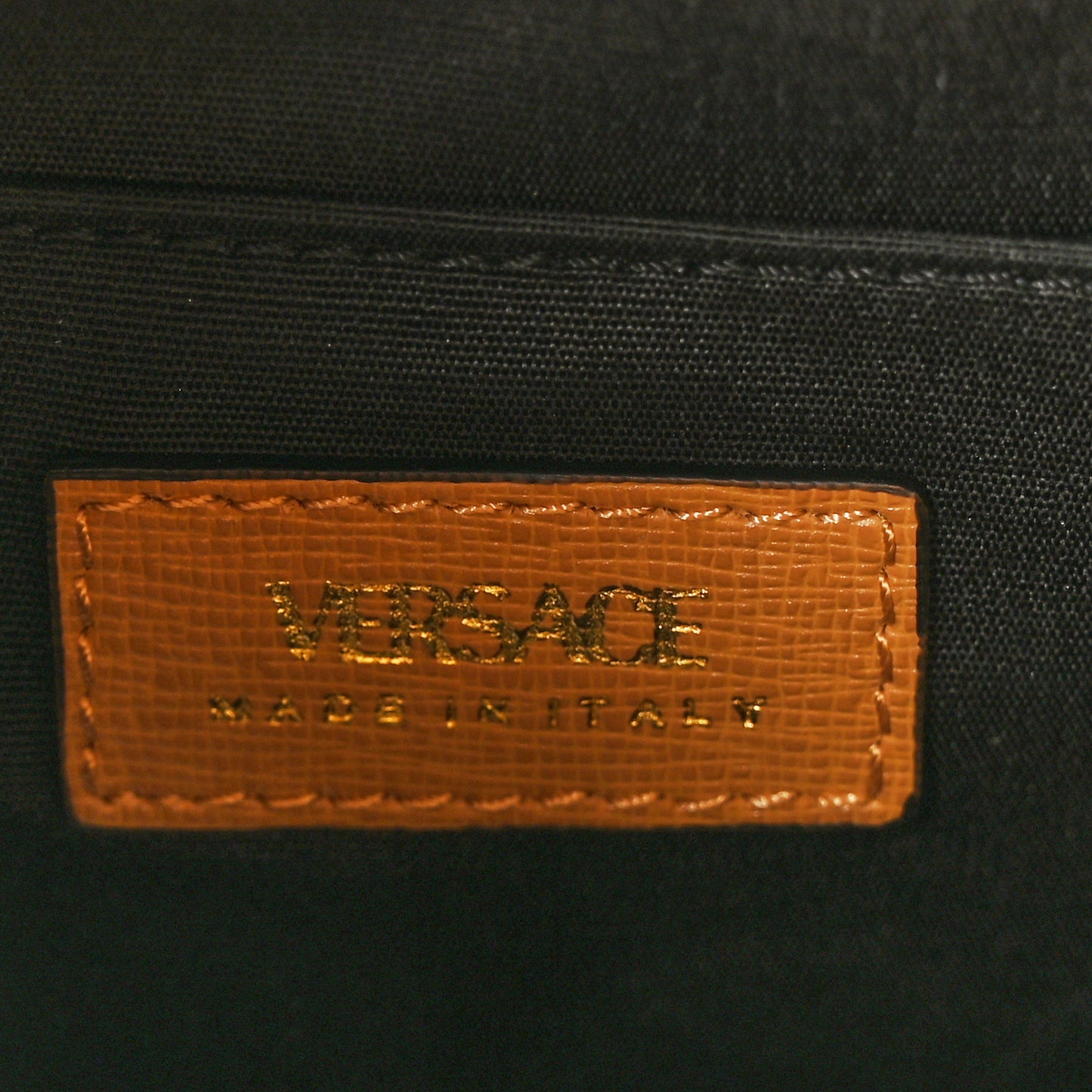 Saffiano Virtus Top Handle Shoulder Bag Camel