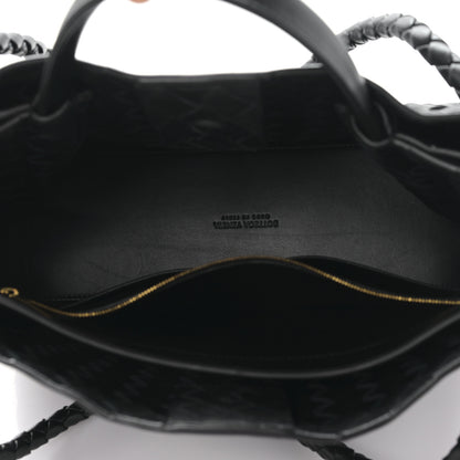 Bottega Veneta Nappa Intrecciato Medium Andiamo Shoulder Bag Black 5 of 8