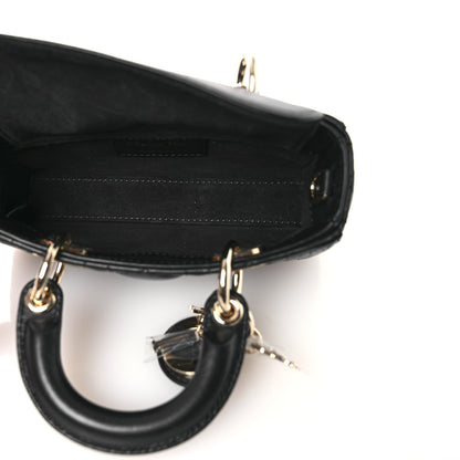 Christian Dior Lambskin Cannage Micro Lady D-Joy Black 5 of 11