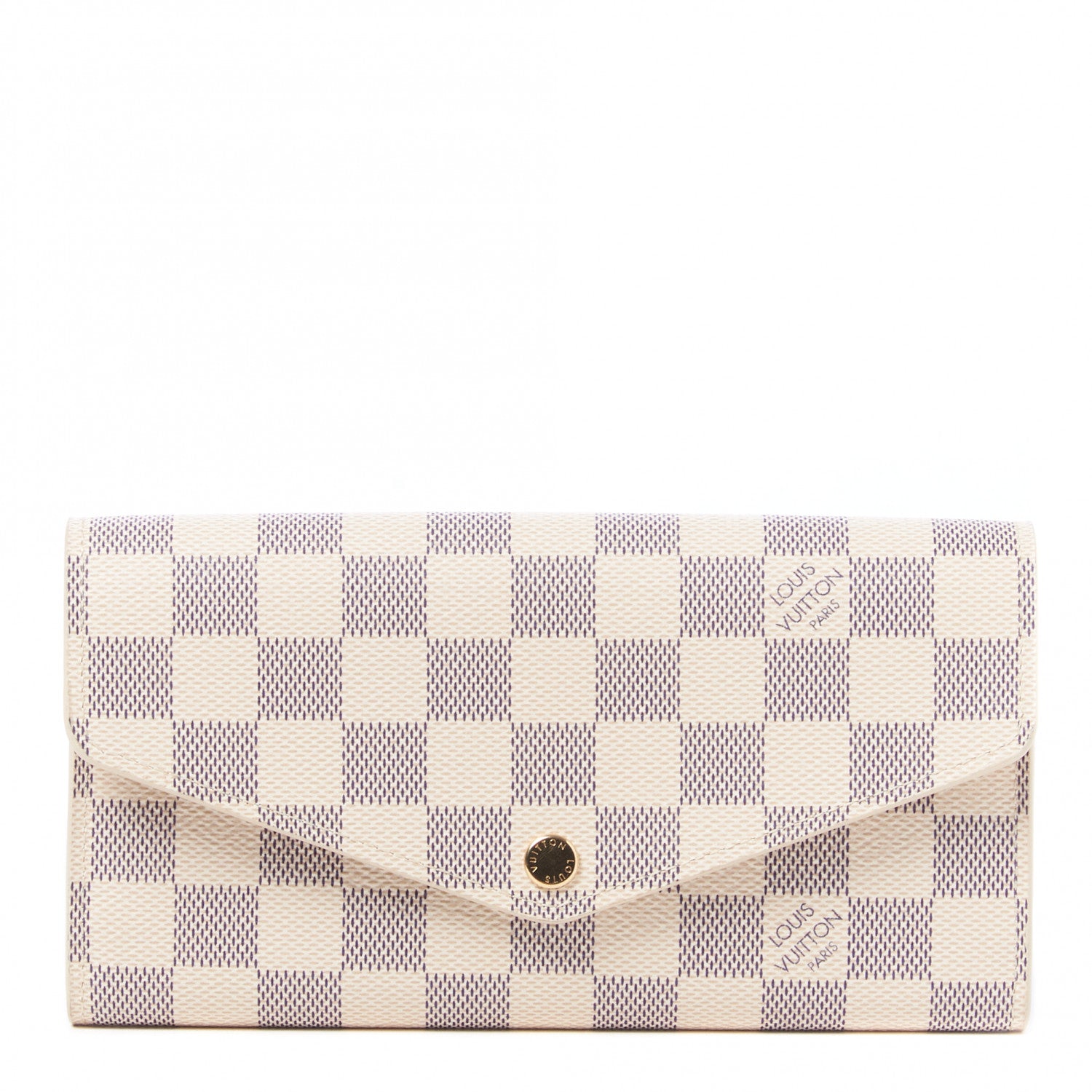 Louis Vuitton Damier Azur Sarah Wallet NM 1 of 9