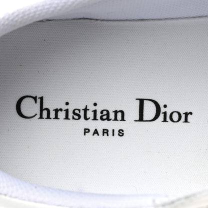 Christian Dior Calfskin Suede Dior Star Low Top Sneakers 37.5 White Black 7 of 8