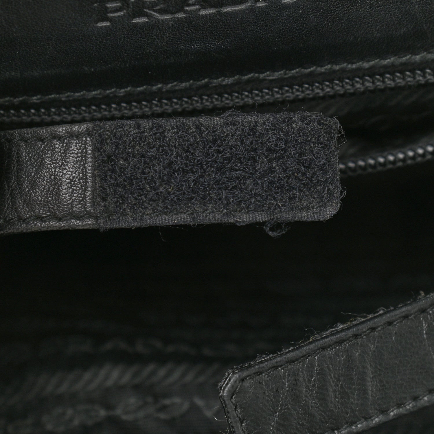 Prada Soft Calfskin Top Handle Tote Black 12 of 13