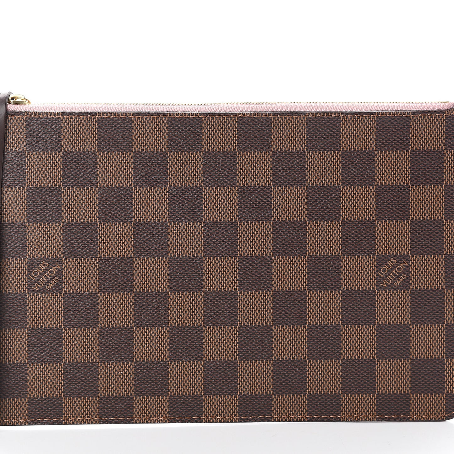 Damier Ebene Neverfull MM GM Pochette Rose Ballerine