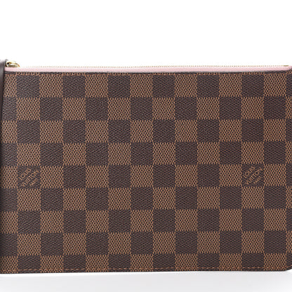 Louis Vuitton Damier Ebene Neverfull MM GM Pochette Rose Ballerine 6 of 6