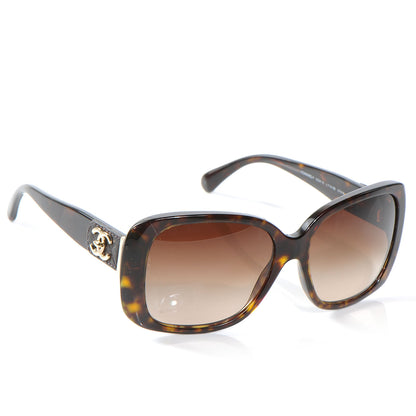 Chanel CC Turnlock Sunglasses 5234 Q Tortoise 3 of 5