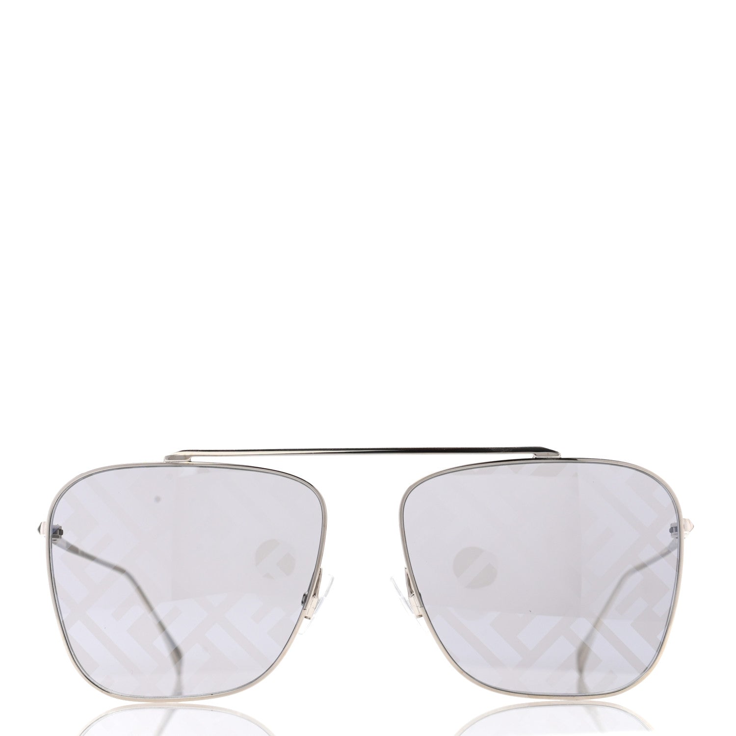 Fendi Metal Aviator FF Sunglasses FF0406/S Gold 2 of 8