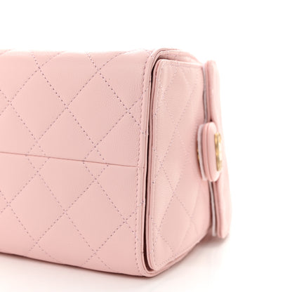 Chanel Caviar Quilted Small Chanel 25 Handbag Light Pink 10 of 11