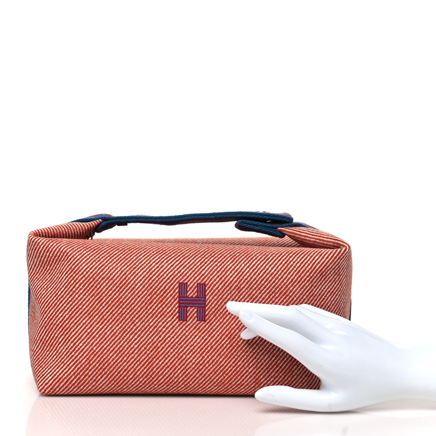 Hermes Wool Large Bride-A-Brac H Natte Pouch Tomette 2 of 8
