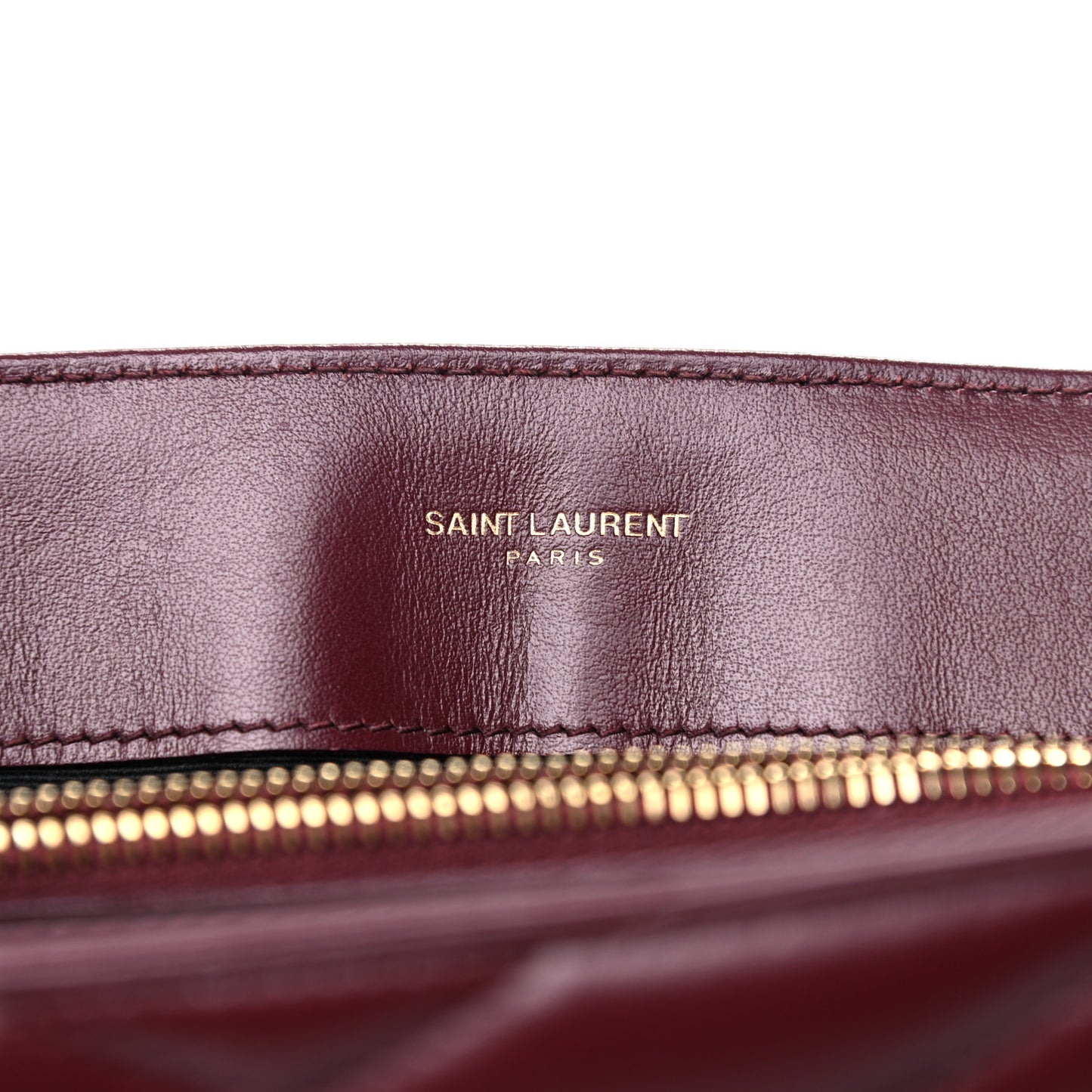Calfskin Y Quilted Monogram Medium Loulou Chain Satchel Palissandre