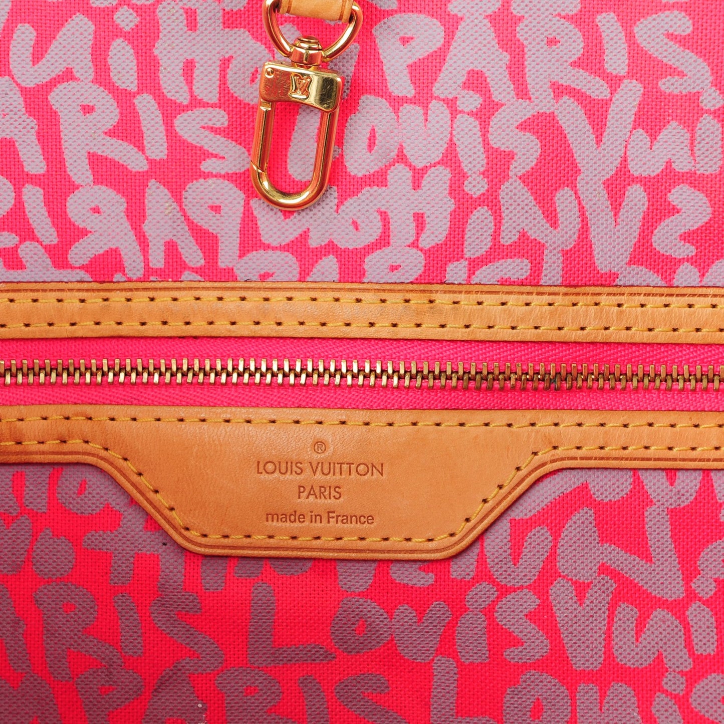 Monogram Graffiti Neverfull GM Fuchsia