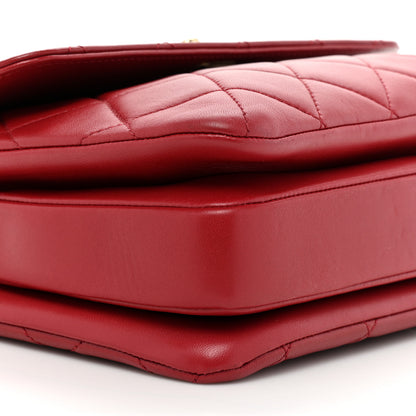 Chanel Lambskin Quilted Small Trendy CC Flap Dual Handle Bag Red 11 of 16