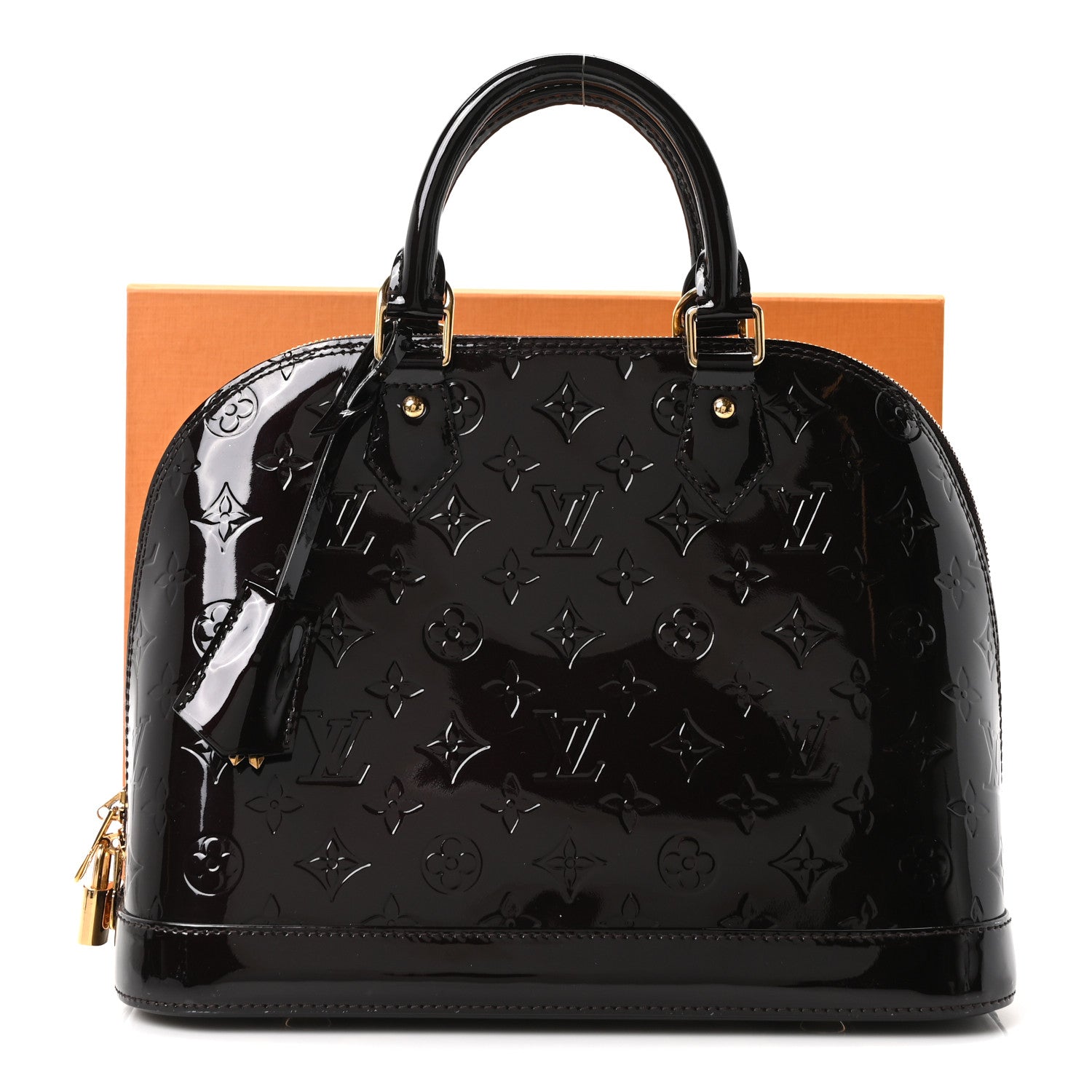 Louis Vuitton Vernis Alma PM Amarante 10 of 10