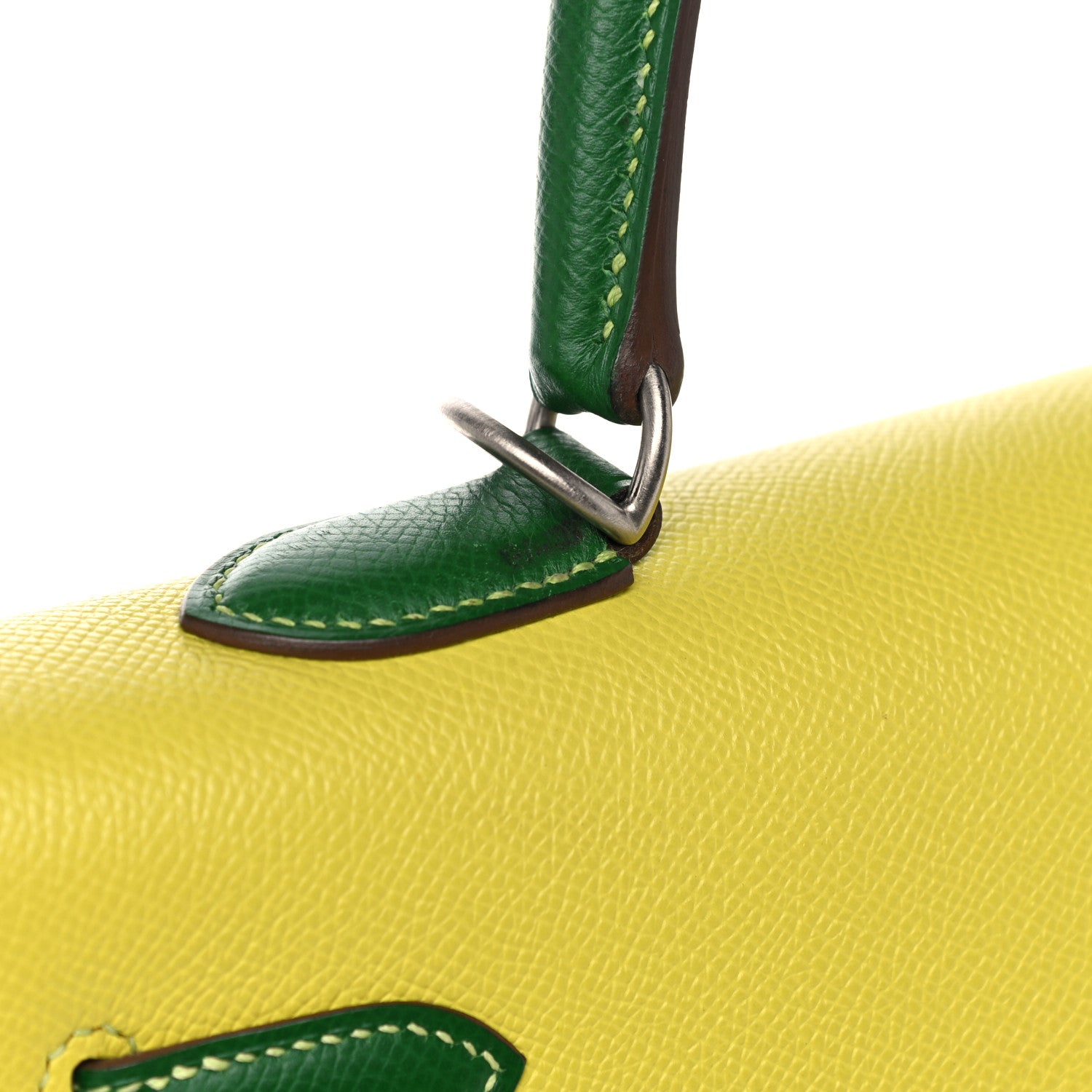 Hermes Epsom Horseshoe Kelly Sellier 35 Vert Bengale Kiwi Lime 20 of 22