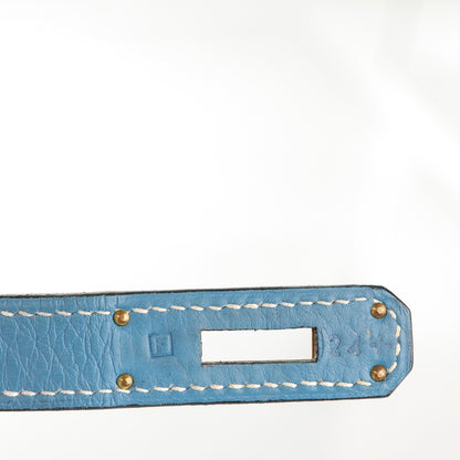 Hermes Togo Birkin 40 Blue Jean 10 of 27