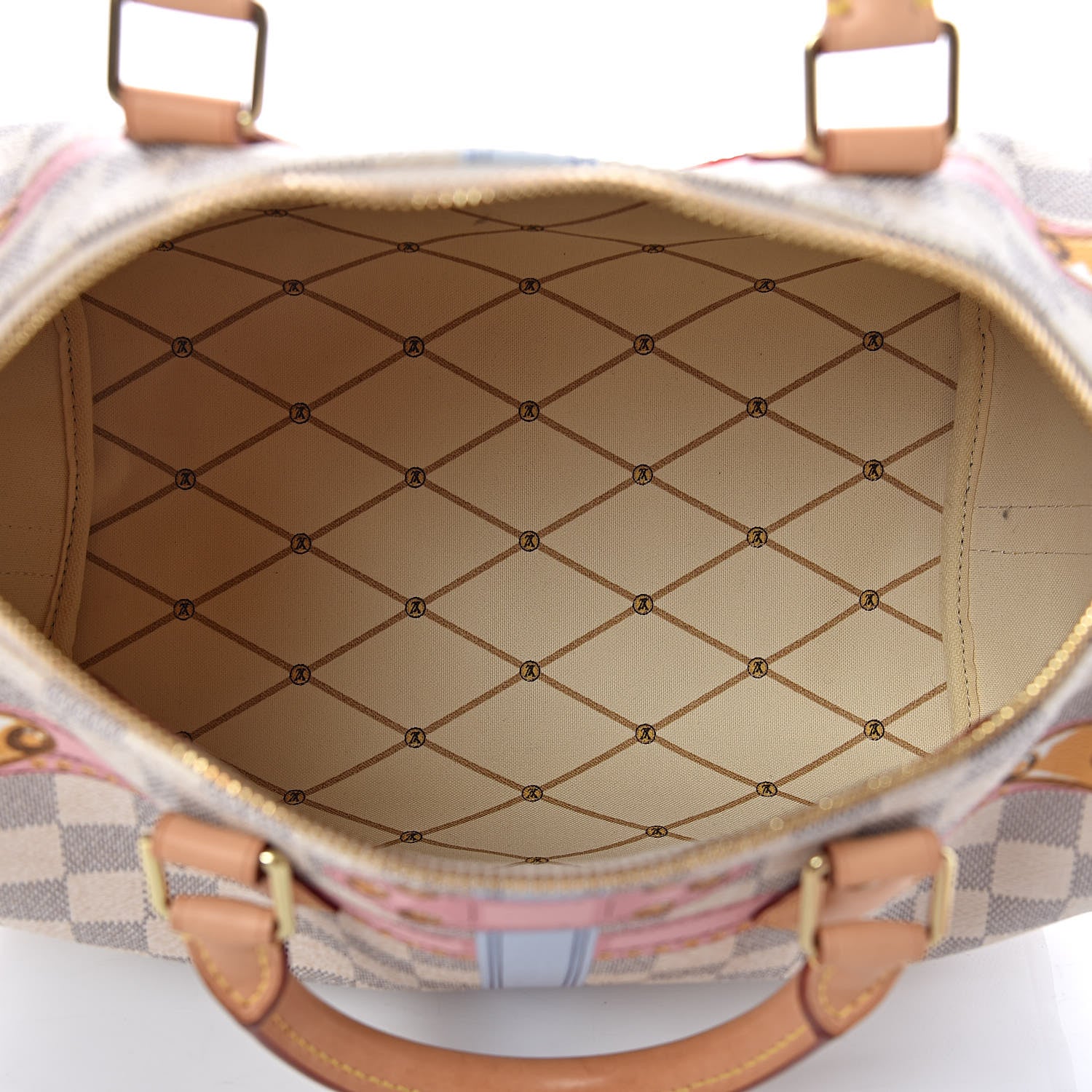 Louis Vuitton Damier Azur Summer Trunks Speedy Bandouliere 30 5 of 12