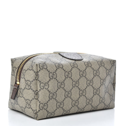 Gucci Soft GG Supreme Monogram Calfskin Medium Ophidia Cosmetic Case Beige Ebony New Acero 3 of 10