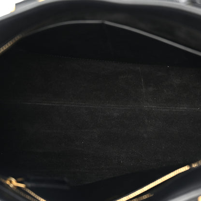 Saint Laurent Smooth Calfskin Medium Monogram Cabas Black 5 of 11