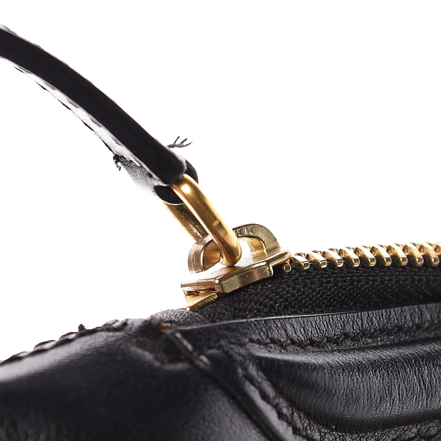 Alexander McQueen Calfskin Studded Padlock Skull Clutch Black 11 of 12