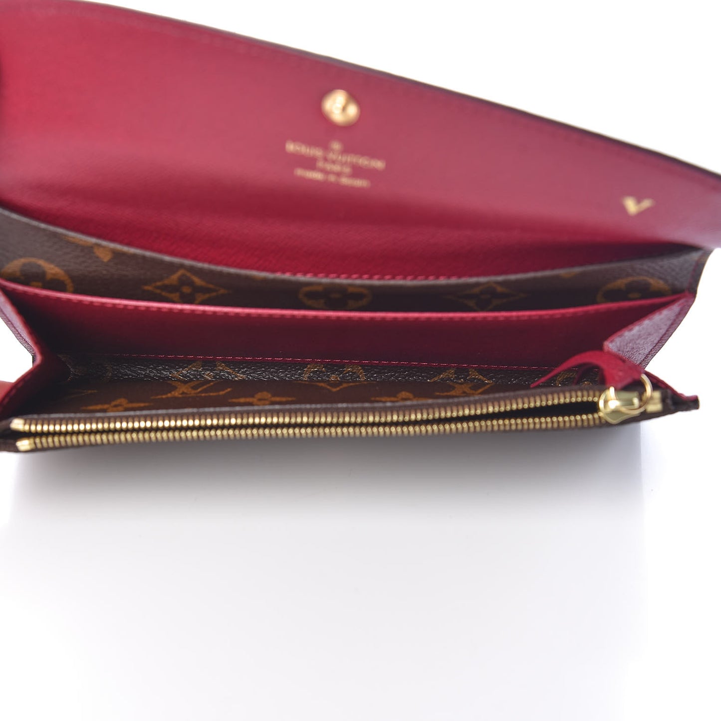 Monogram Emilie Wallet Fuchsia
