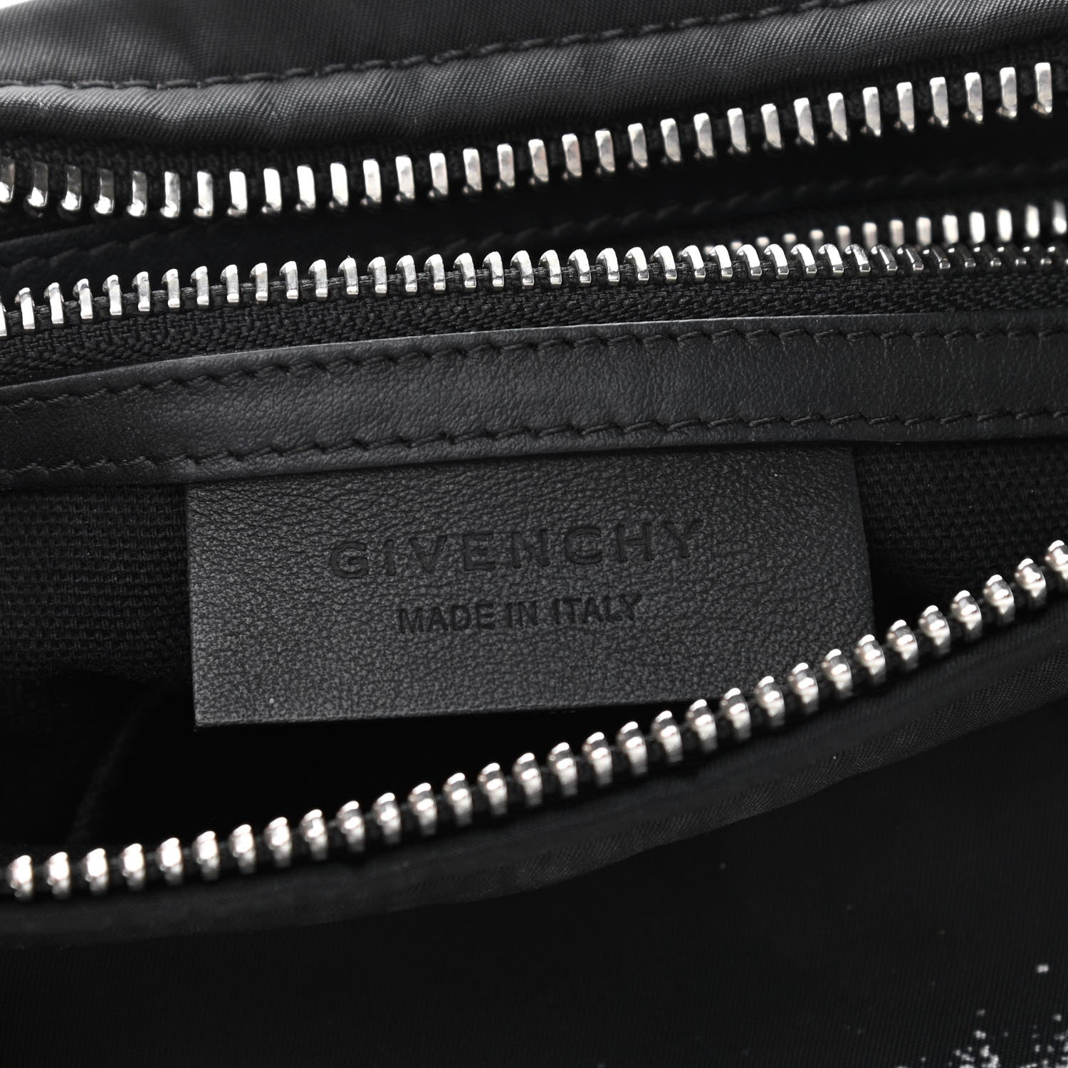 Givenchy Nylon Logo Small Pandora Black White 6 of 14