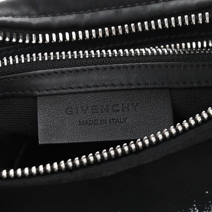 Givenchy Nylon Logo Small Pandora Black White 6 of 14