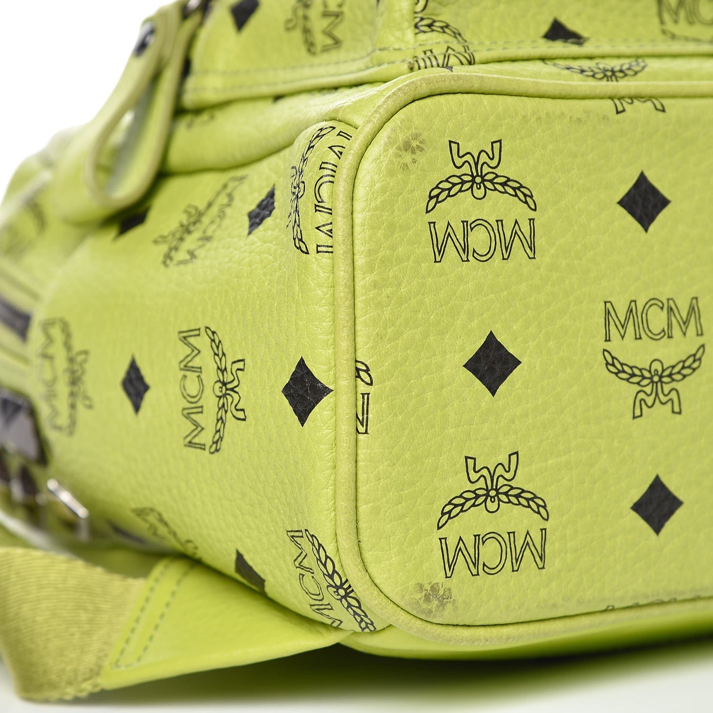 Side Stud Mini Crown Stark Backpack Green