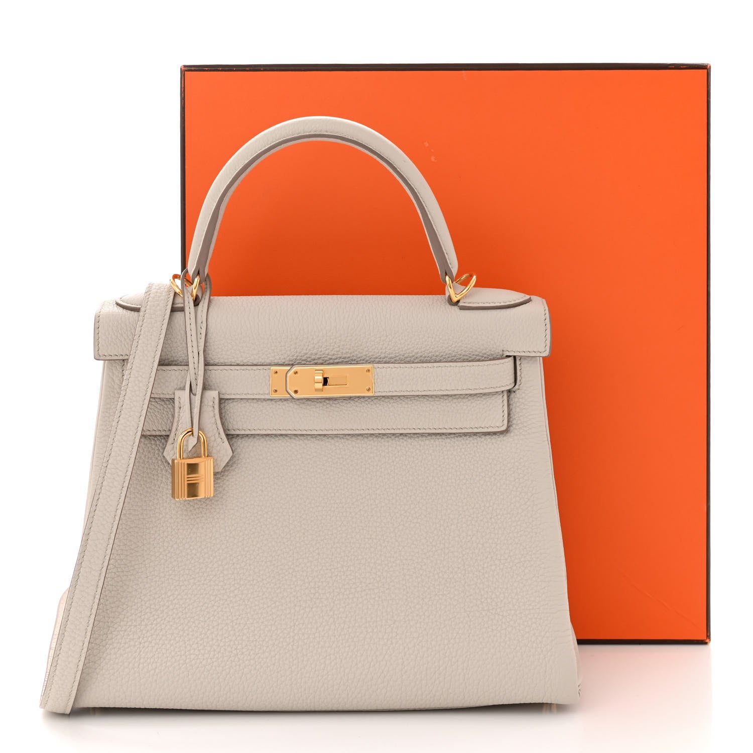Hermes Togo Kelly Retourne 28 Beton 11 of 11