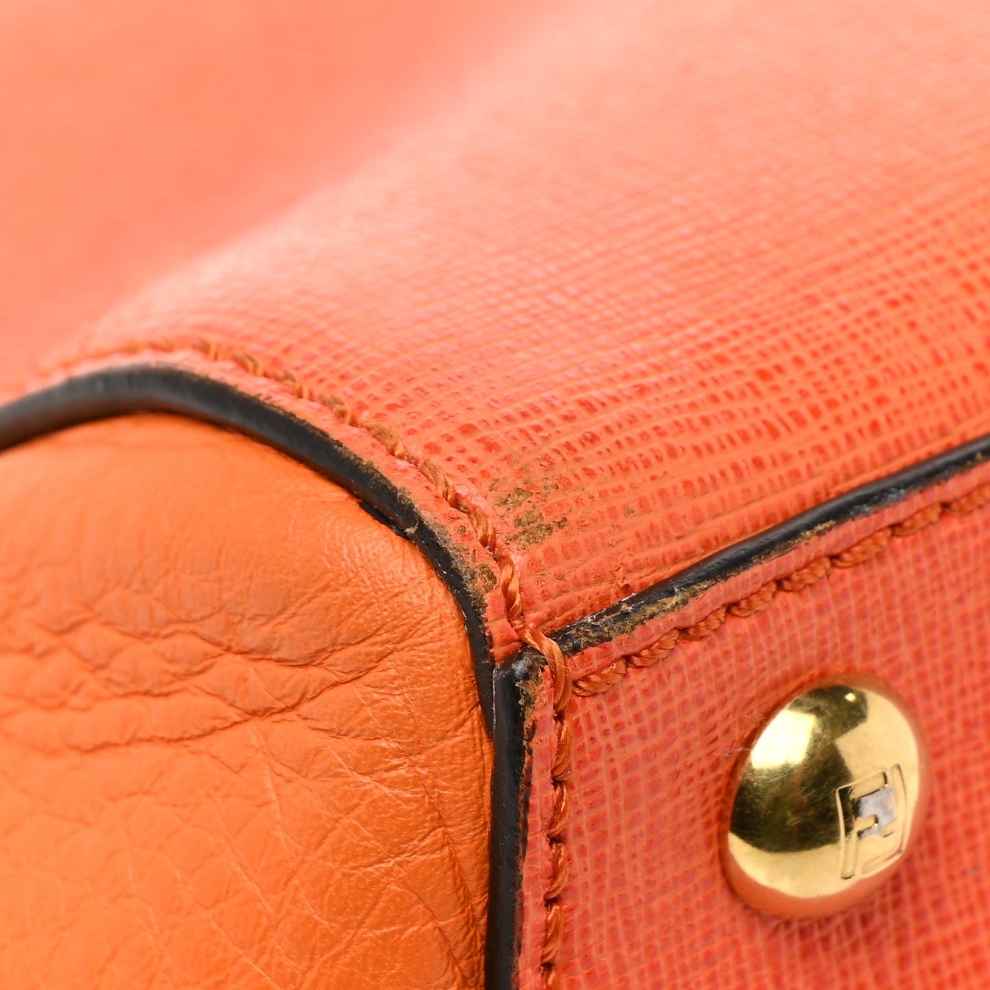 Vitello Elite Regular 2Jours Tote Arancio