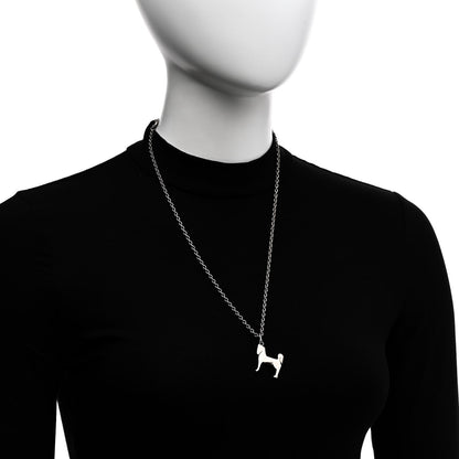 Hermes Palladium Panache Pendant Necklace 2 of 7