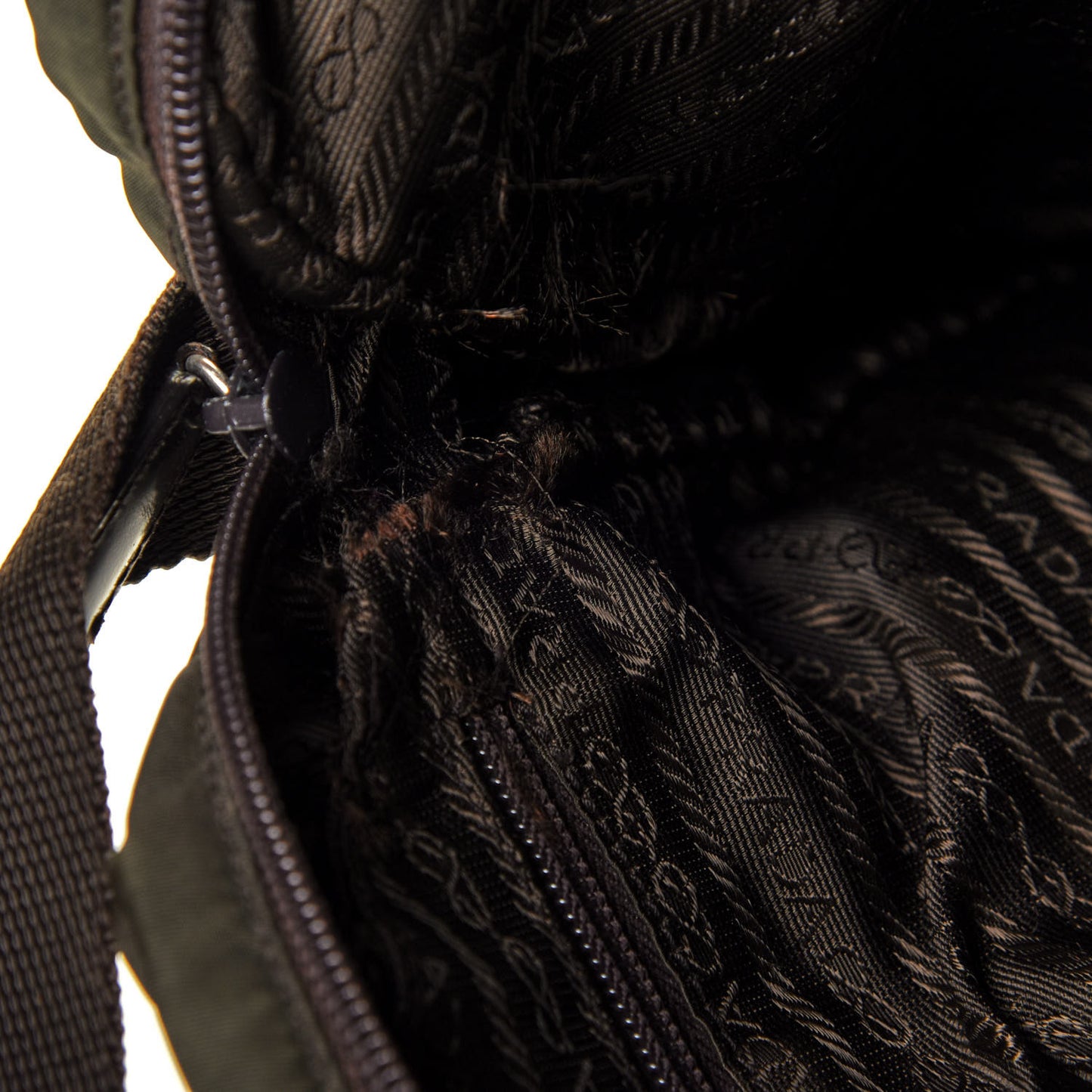 Tessuto Nylon Messenger Bag Mimetico