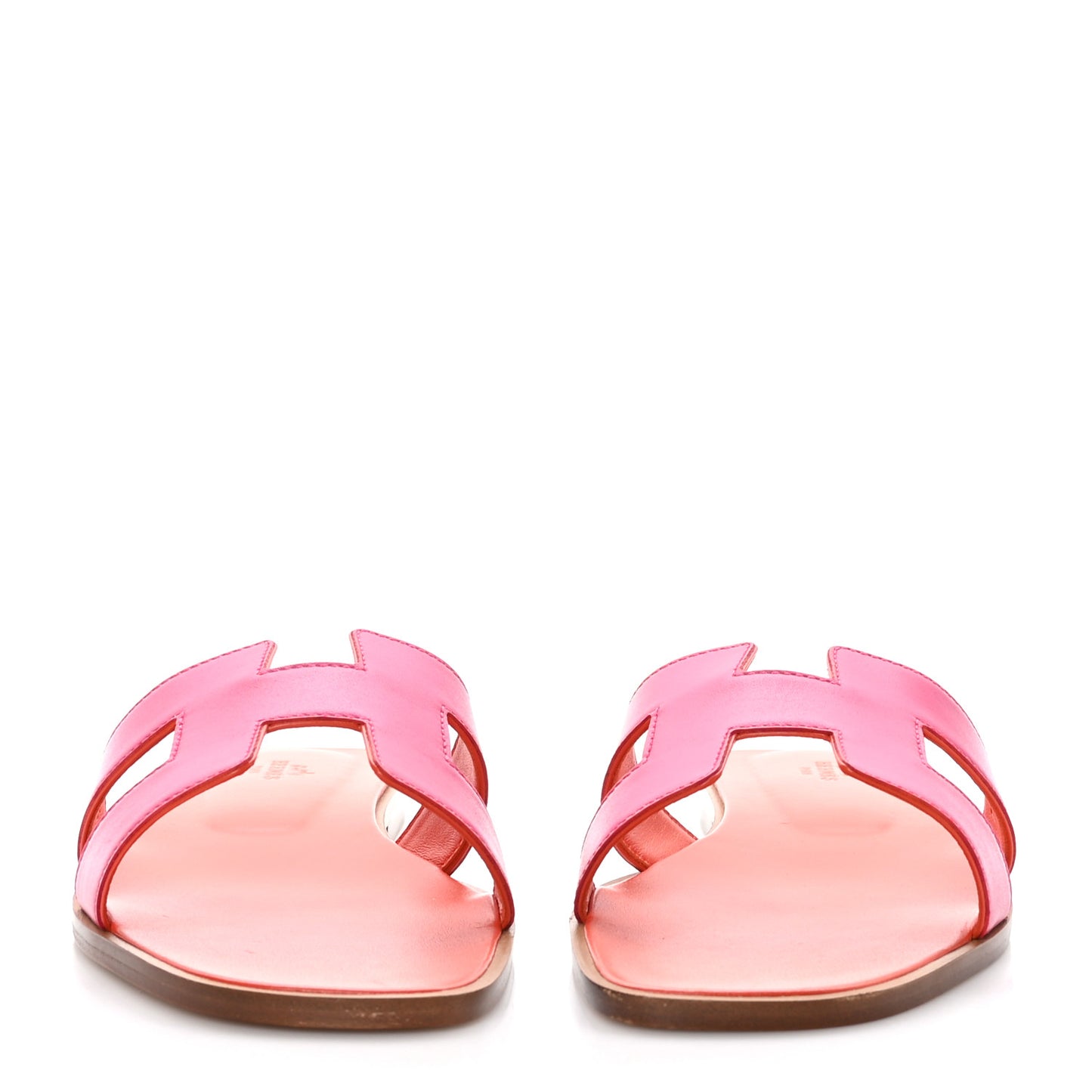 Box Calfskin Oran Sandals 41 Rose Flash Orange H