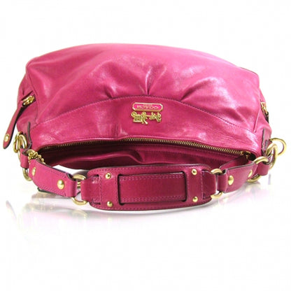 FASHIONPHILE COACHLeatherMadisonShoulderBagFuchsia 5 of 12
