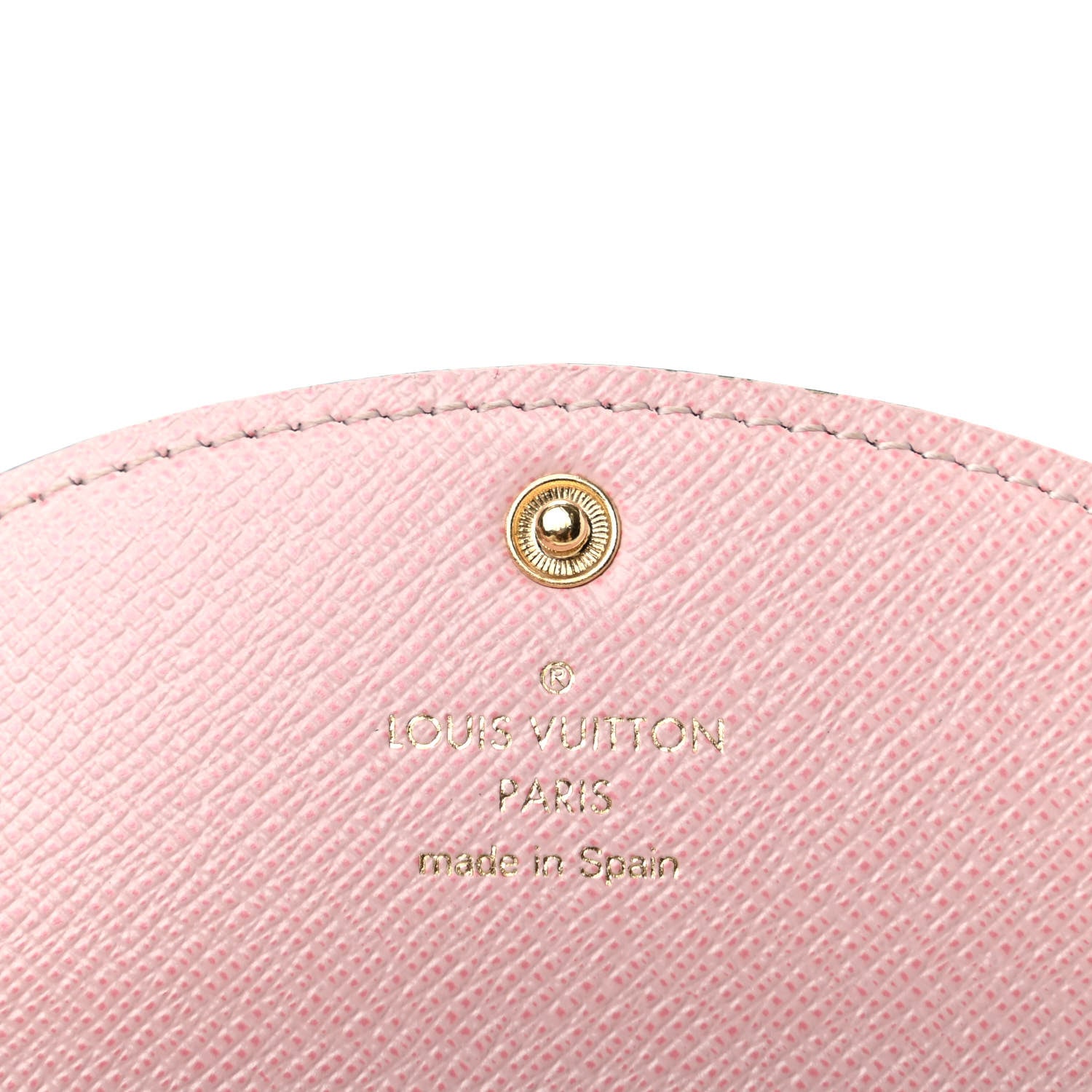 Louis Vuitton Damier Ebene Rosalie Coin Purse Rose Ballerine 6 of 7