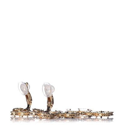 Van Cleef & Arpels 18K Yellow Gold Mother of Pearl Black Onyx 3 Motifs Magic Alhambra Earrings 3 of 4