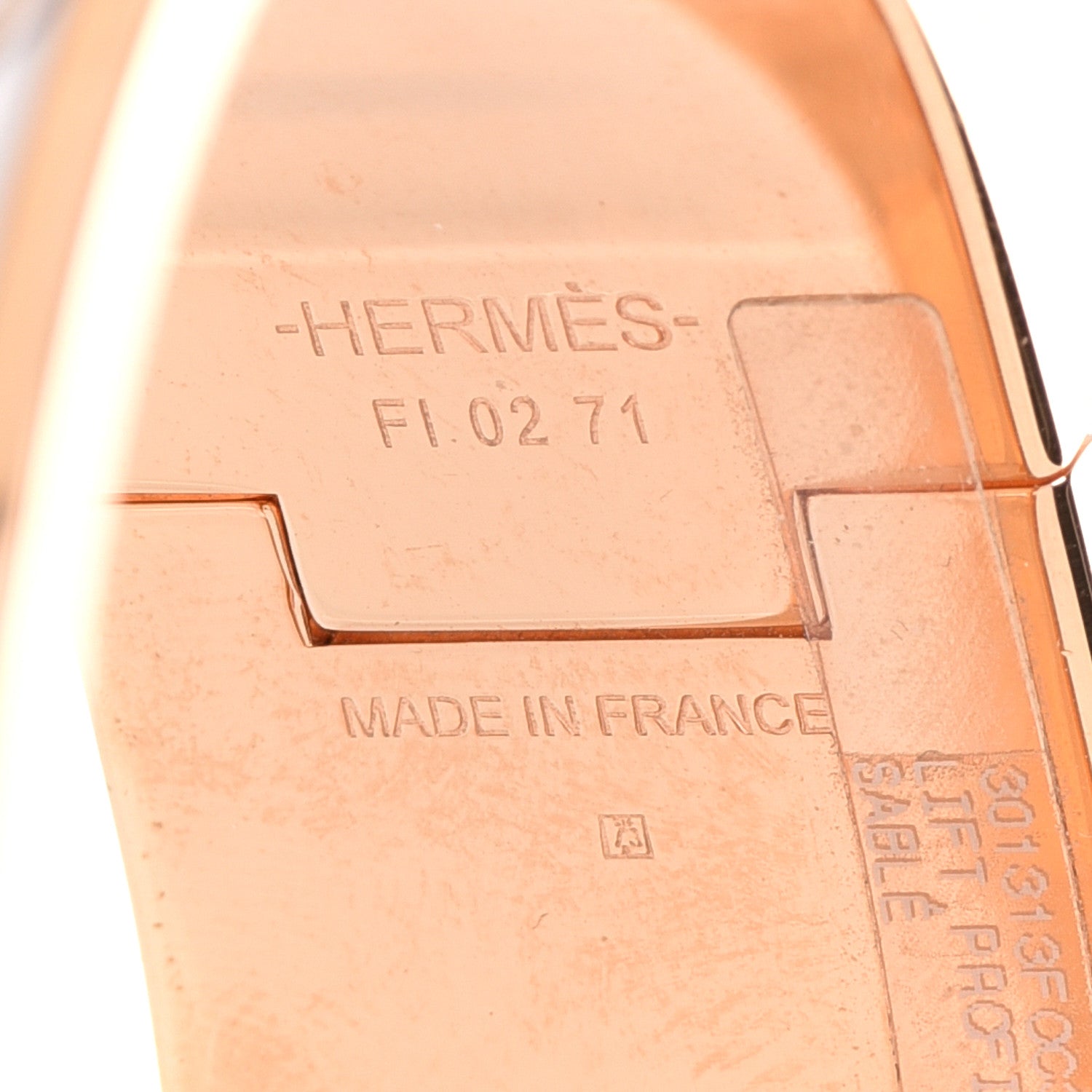 Hermes Enamel Wide Lift Profile Clic Clac H Bracelet PM Sable 5 of 7