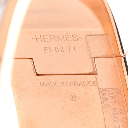 Hermes Enamel Wide Lift Profile Clic Clac H Bracelet PM Sable 5 of 7