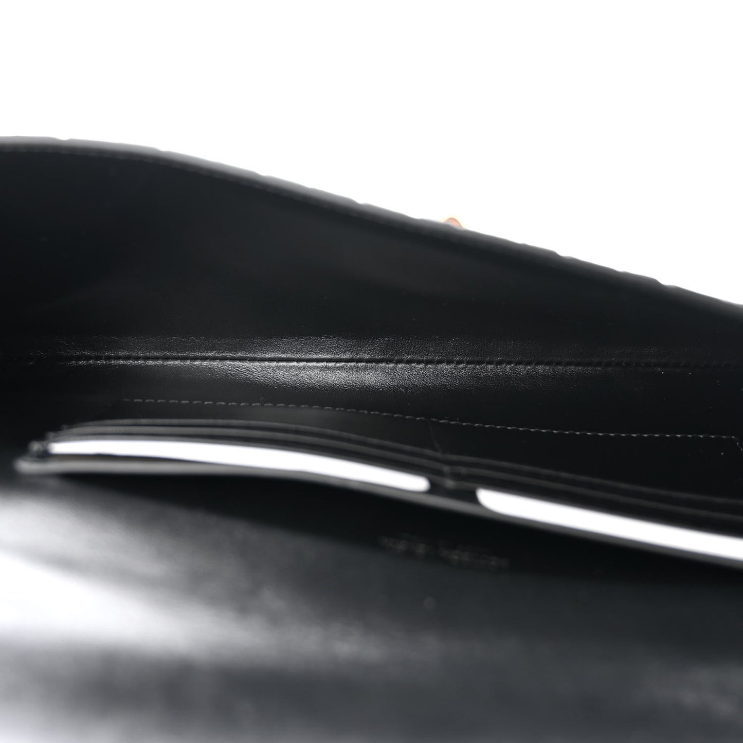 Nappa Intrecciato Long Andiamo Top Handle Clutch Black