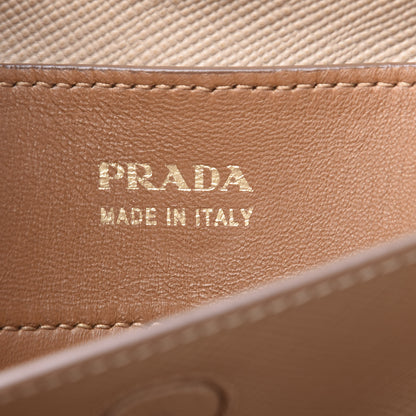 Prada Saffiano Cuir Medium Double Bag Sabbia 6 of 15