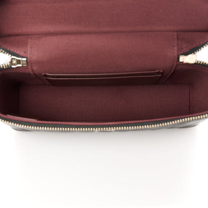 Chanel Caviar Quilted Top Handle Slim Vanity With Chain Black 5 of 11