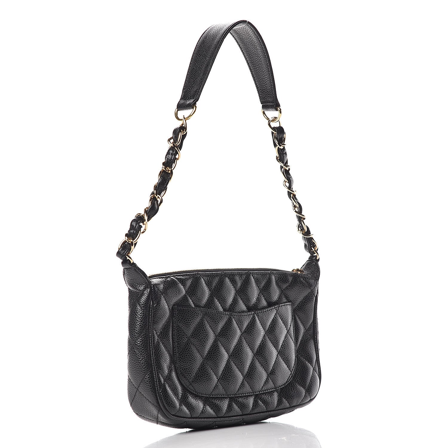 Chanel Caviar Quilted CC Shoulder Bag Black 3 of 11