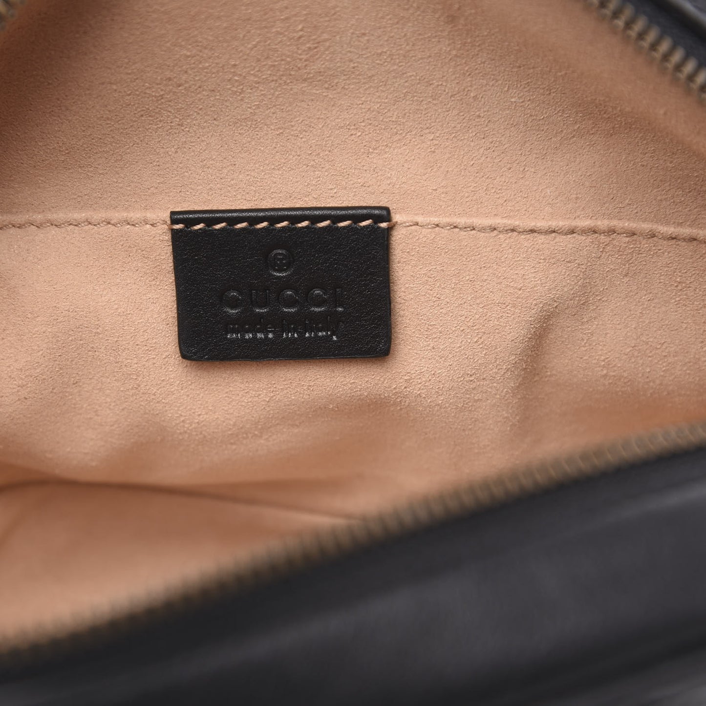 Calfskin Matelasse GG Marmont Belt Bag 75 30 Black